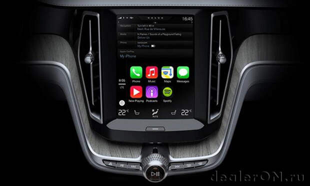 Система Volvo Apple CarPlay