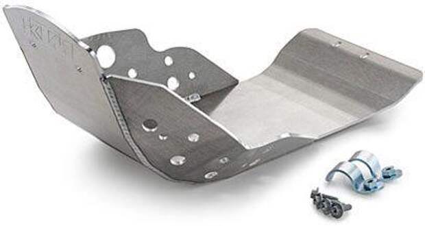 Алюминиевая пластина для защиты картер двигателя мотоцикла.