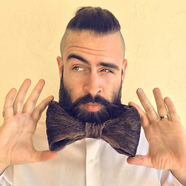 Mr. Incredibeard, скульптуры из бороды, Исайя Вэбб, Isaiah Webb
