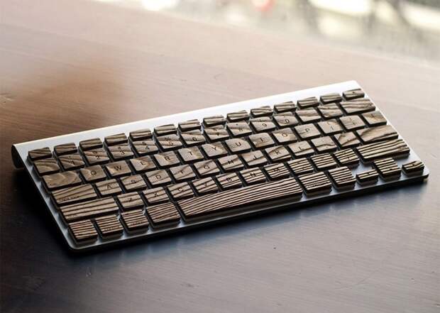 Стильная деревянная клавиатура Engrain Tactile Keyboard