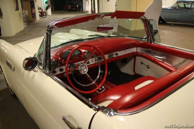 1956 Ford Thunderbird кабриолет автомузей, будапешт, венгрия, музей, олдтаймер, ретро автомобили