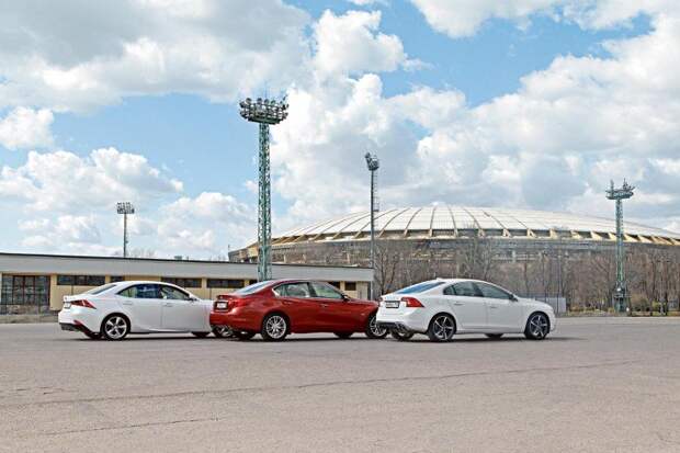 Infiniti Q50, Volvo S60, Lexus IS 250