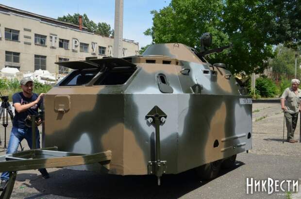Украинская промышленность представила передвижной блокпост «Николаевец»