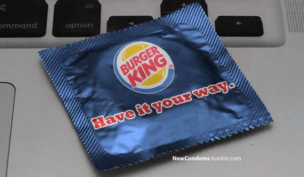 презерватив бренда Burger King