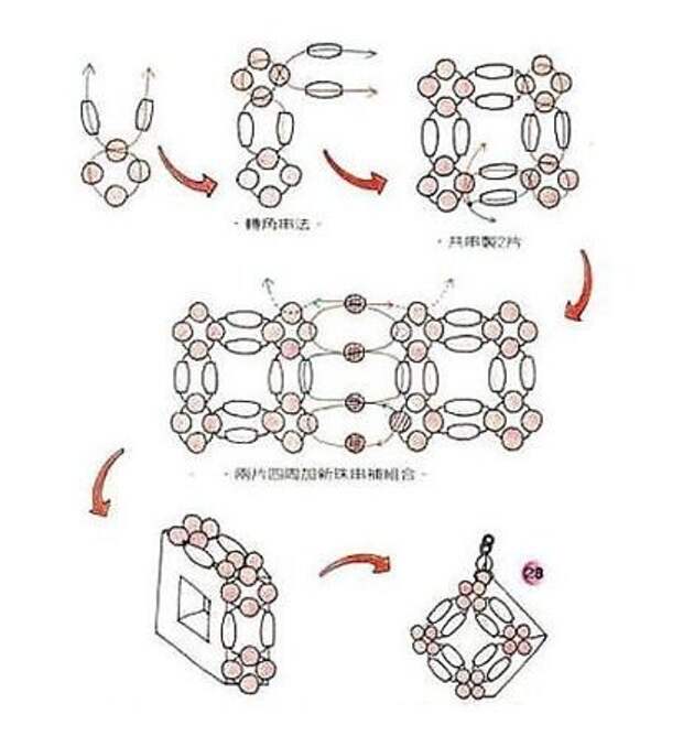 Схемы для бисероплетения колец для начинающих