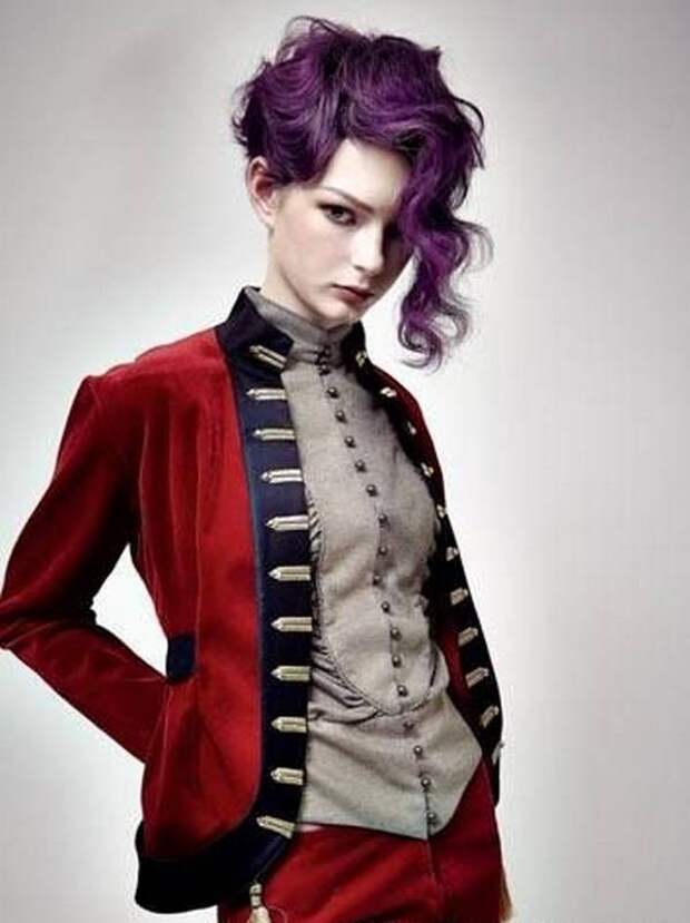 funky hairstyles for medium length hair