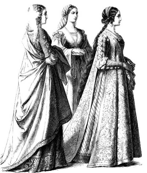 История костюма в иллюстрациях: 15 век