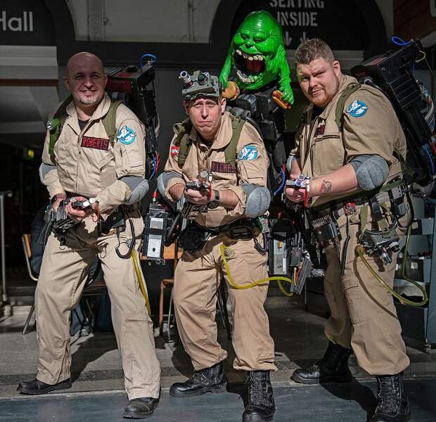 Поклонники фантастических фильмов и косплея на Comic Con в Лондоне