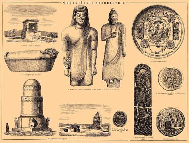 Древние финикийцы, предметы быта, история, статуетки