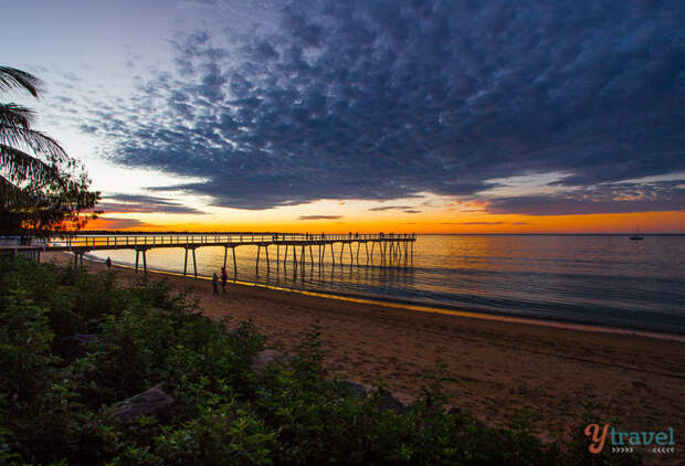 Sunset in Hervey Bay, Queensland, Australia