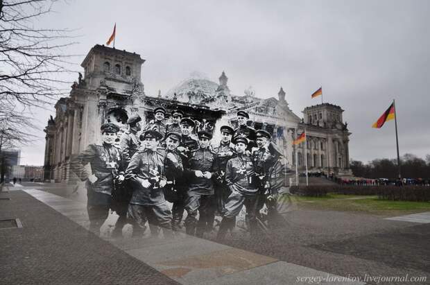 12. Берлин 1945-2010. Фотокорреспонденты у рейхстага. Связь времен, берлин, история, фото