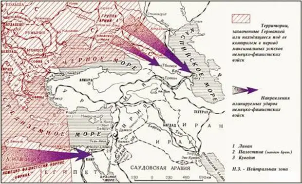 План германии по захвату кавказа