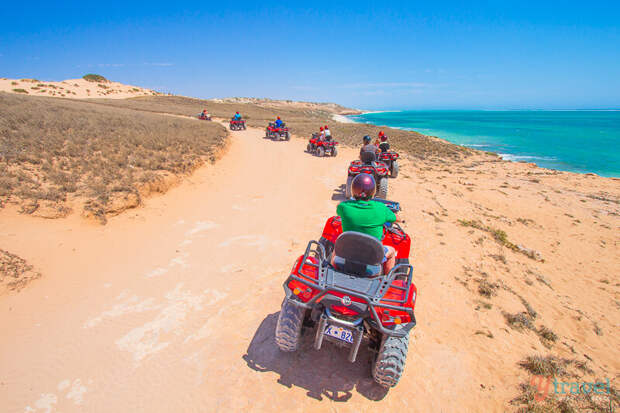 Go quad biking at Coral Bay in Western Australia