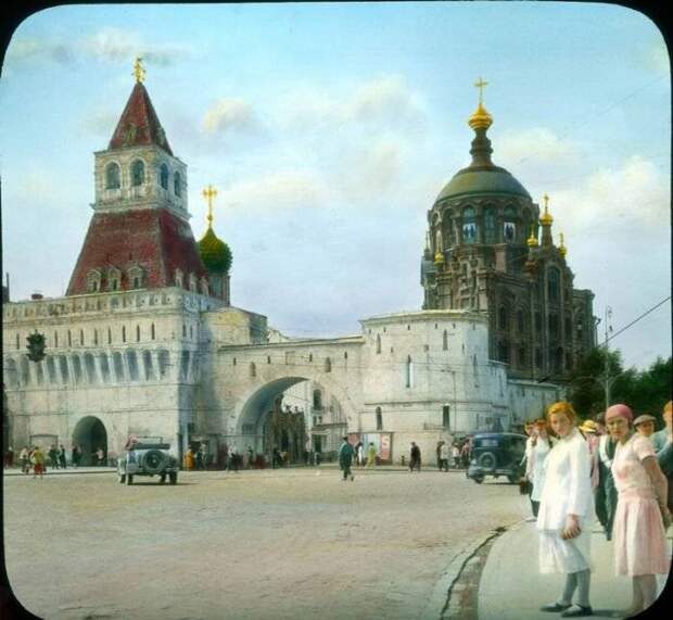 Редчайшие снимки Москвы 1931 года в цвете в цвете, история, москва, фото