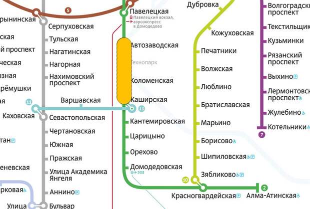 Станция метро алма атинская в москве на схеме