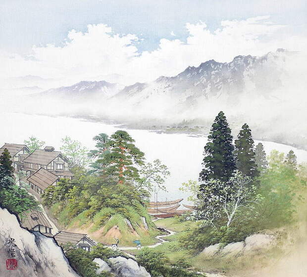 Восточные рисунки Koukei Kojima