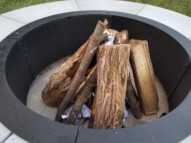 Место для огня во дворе своими руками (31 фото)