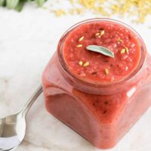 Соус из красной алычи на зиму