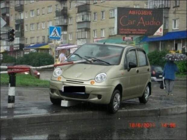Самые курьезные аварии