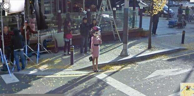 смешные сцены просмотр улиц, смешные сцены Google Street, смешные фото Google Street