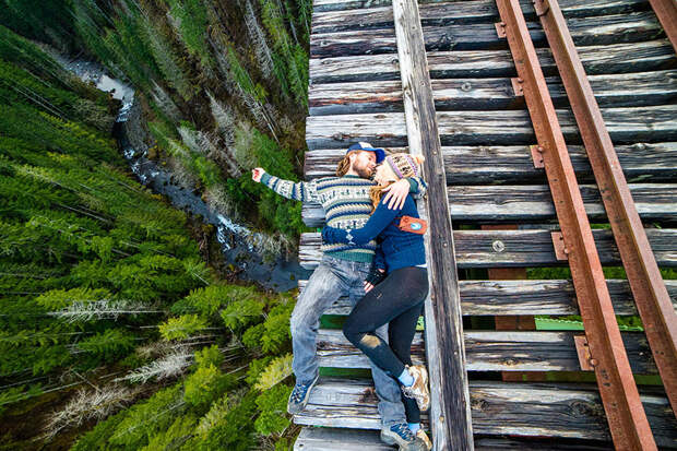 30 экстремальных фотографий на головокружительной высоте