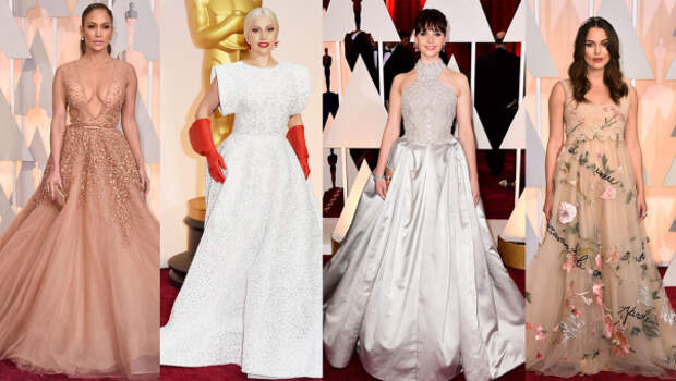Jennifer Lopez, Felicity Jones, Lady Gaga and Keira Knightley at Oscars 2015