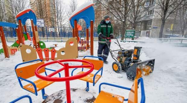 Зима в Москве стала самой снежной за последние четыре года. Фото М. Денисова. Mos.ru