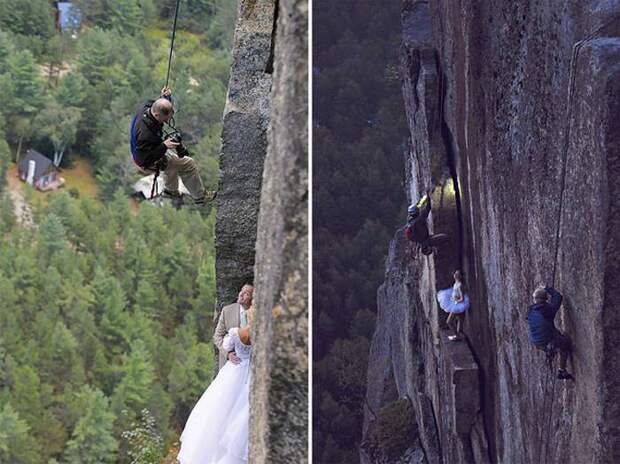 Свадебные фотосессии на высоте 100 метров