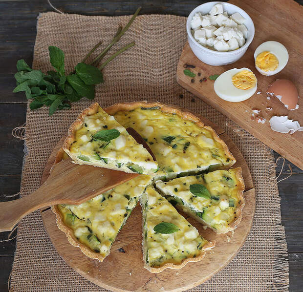 Тарт  с кабачками