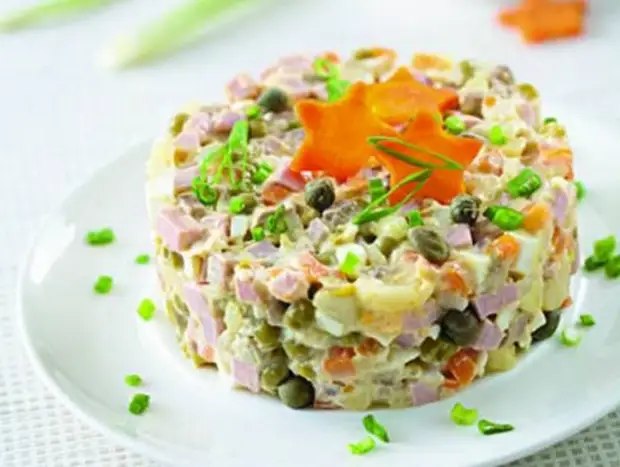 Красивая форма салата - простой способ - Четыре вкуса - Медиаплатформа ...