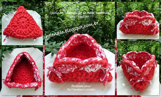 Всем доброго времени суток! Все корзинки выполнены из трикотажной пряжи крючком, невероятно красивые, разнообразных неожиданных форм и вдохновляющие.-7