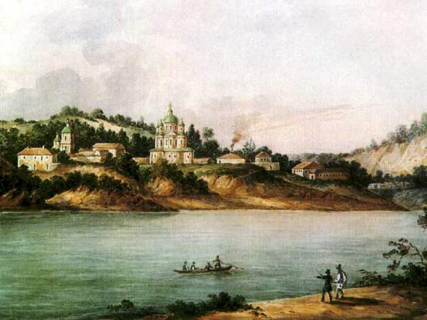Mezhyhirskyi Monastery, 1843.jpg