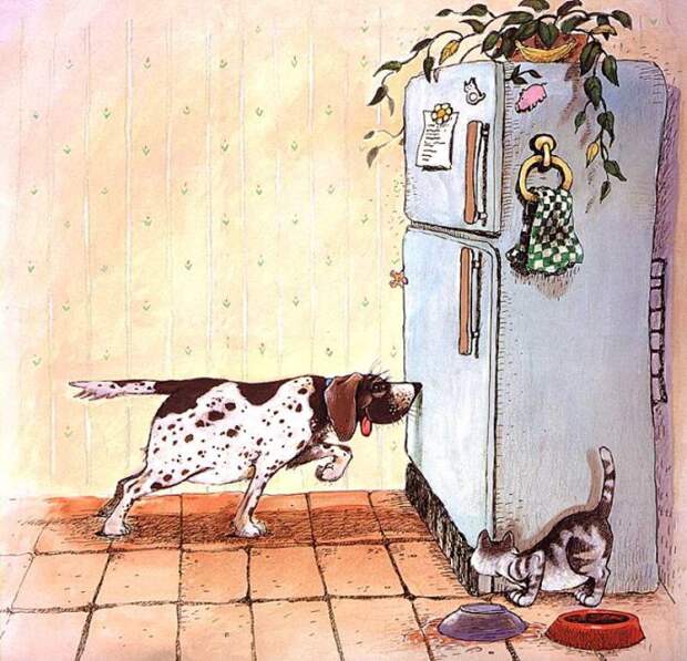 Коты-котики,теплые животики... Художник Гэри Паттерсон (Gary Patterson) (114 картинок)