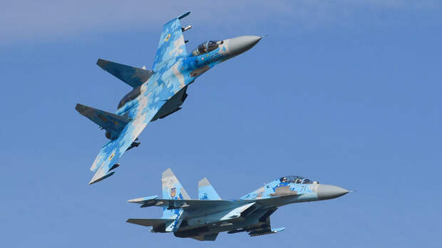Су-27 ВВС Украины во время учений «Чистое небо — 2018» Су-27 ВВС Украины во время учений «Чистое небо — 2018» - ИноСМИ, 1920, 22.01.2019