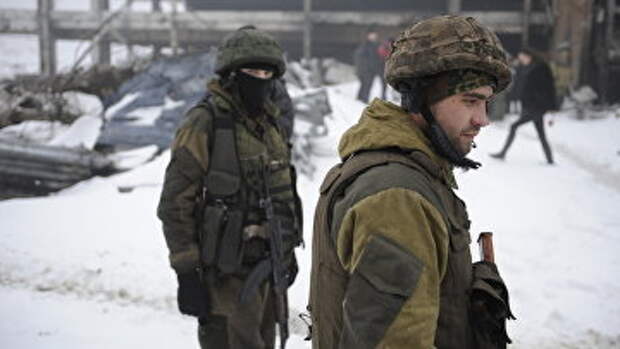 Бойцы ополчения Донецкой народной республики. Архивное фото