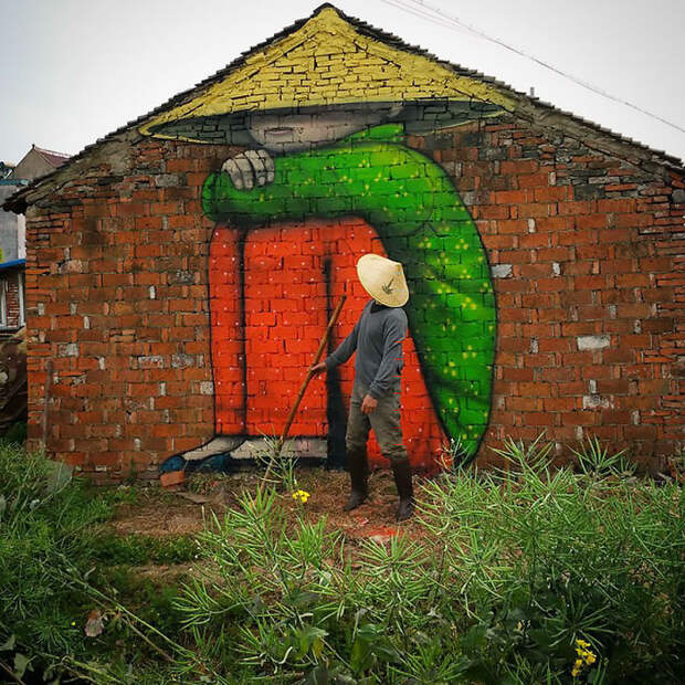 Street Art By Seth Globepainter