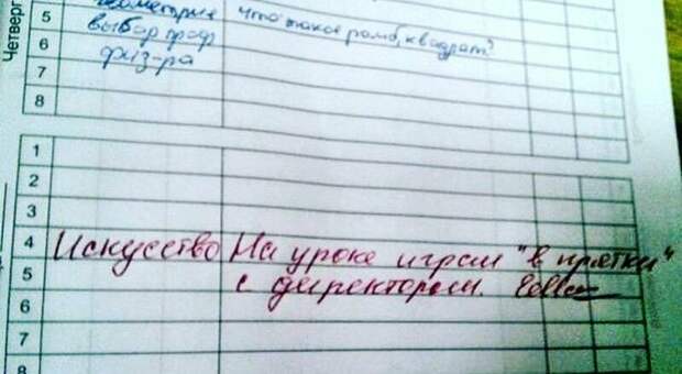 Замечания из школьных дневников, за которые родители не похвалят Замечания из школьных дневников, за которые родители не похвалят