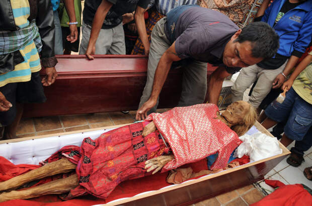 toraja Необычные похоронные ритуалы в Индонезии