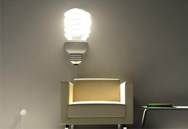 большая энергосберегающая лампа