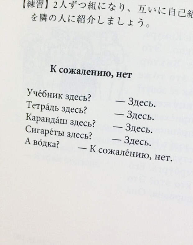 перлы из учебников русского языка для иностранцев (6)