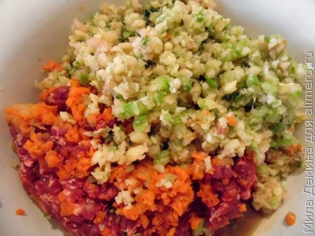 Котлеты с овощами Котлеты с овощами