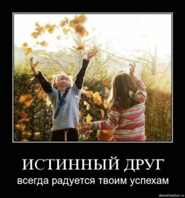 Демотиваторы про дружбу.