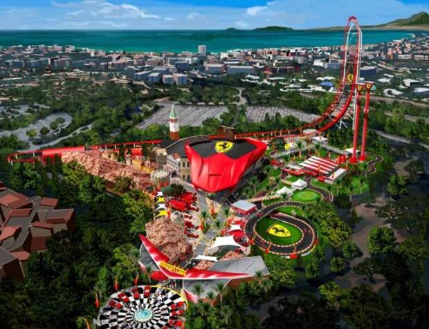 Парк Ferrari Land в Испании