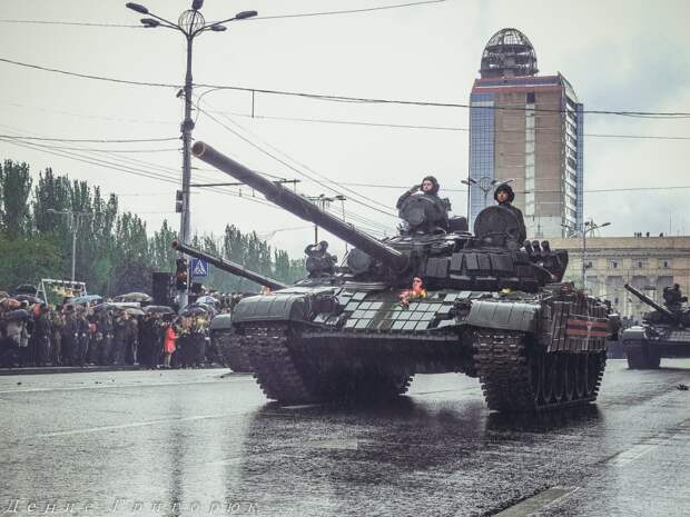 Парад победы в Донецке 9.05.2015.  день победы, донбасс, новоросия