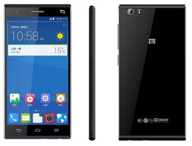смартфон ZTE Star 1 5"1920*1080px 2Gb ram 16Gb rom 4G LTE Android 4.4 Mobile Phone FDD-LTE TD-LTE WCDMA GSM MSM8928 Quad Core IPS FHD Screen GPS Bluetooth