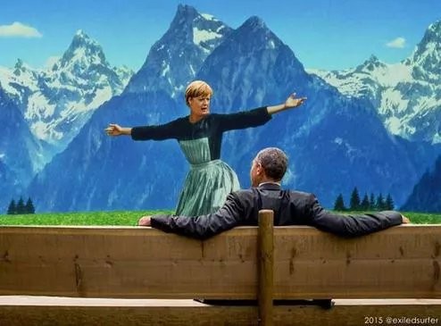Пользователи интернета превратили снимок Меркель и Обамы на G7 в серию фотожаб Пользователи интернета превратили снимок Меркель и Обамы на G7 в серию фотожаб