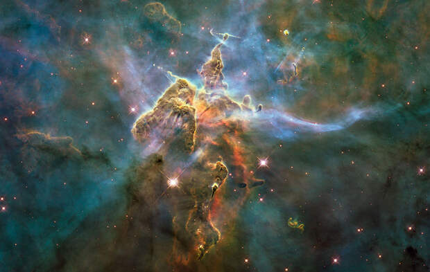 Туманность NGC 3372 в созвездии Киль Туманность NGC 3372 в созвездии Киль