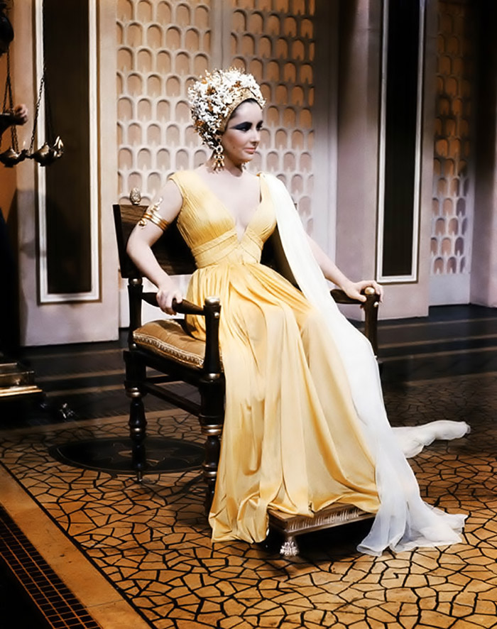 Элизабет Тейлор (Elizabeth Taylor) на съемках фильма «Клеопатра» (Cleopatra) (1963), фото 6
