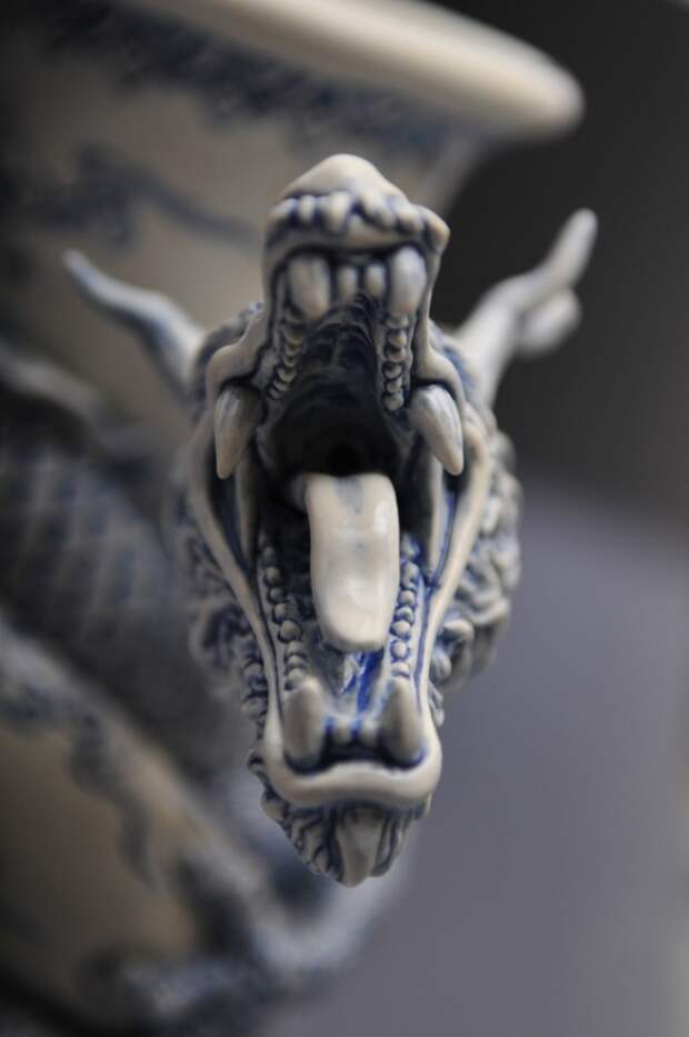 Лепка кувшина-дракона от Johnsona Tsanga интересное, керамика, кувшин, лепка