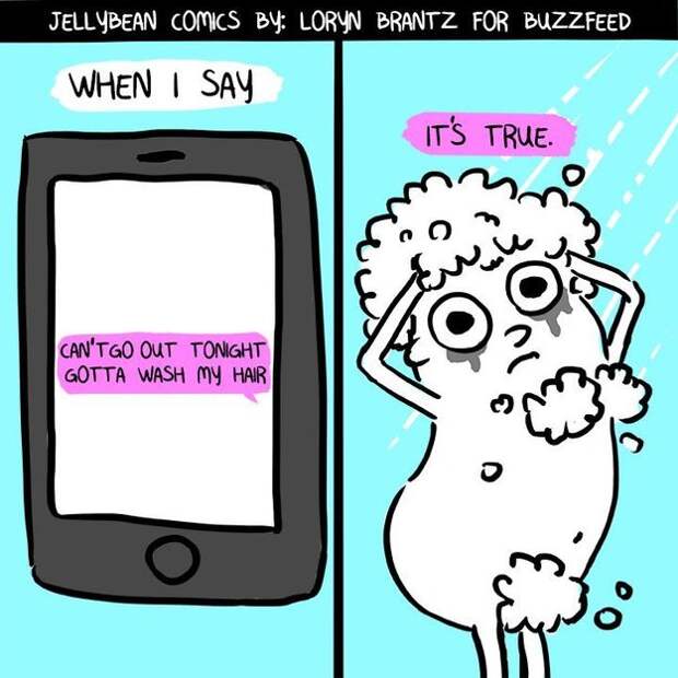 Dreading wash day, because it actually takes a whole day.